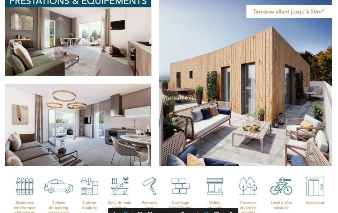 CABINET L'ANTENNE : New program | NIMES (30000) | 56 m2 | 245 000 € 
